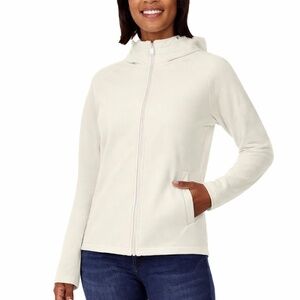 32 Degrees Women's S Hooded Jacket Cream a2327
